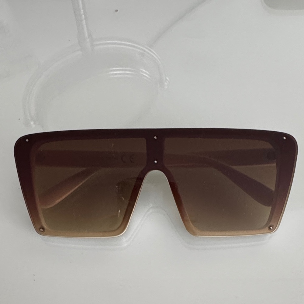 Stylish Brown and White Sunglasses
